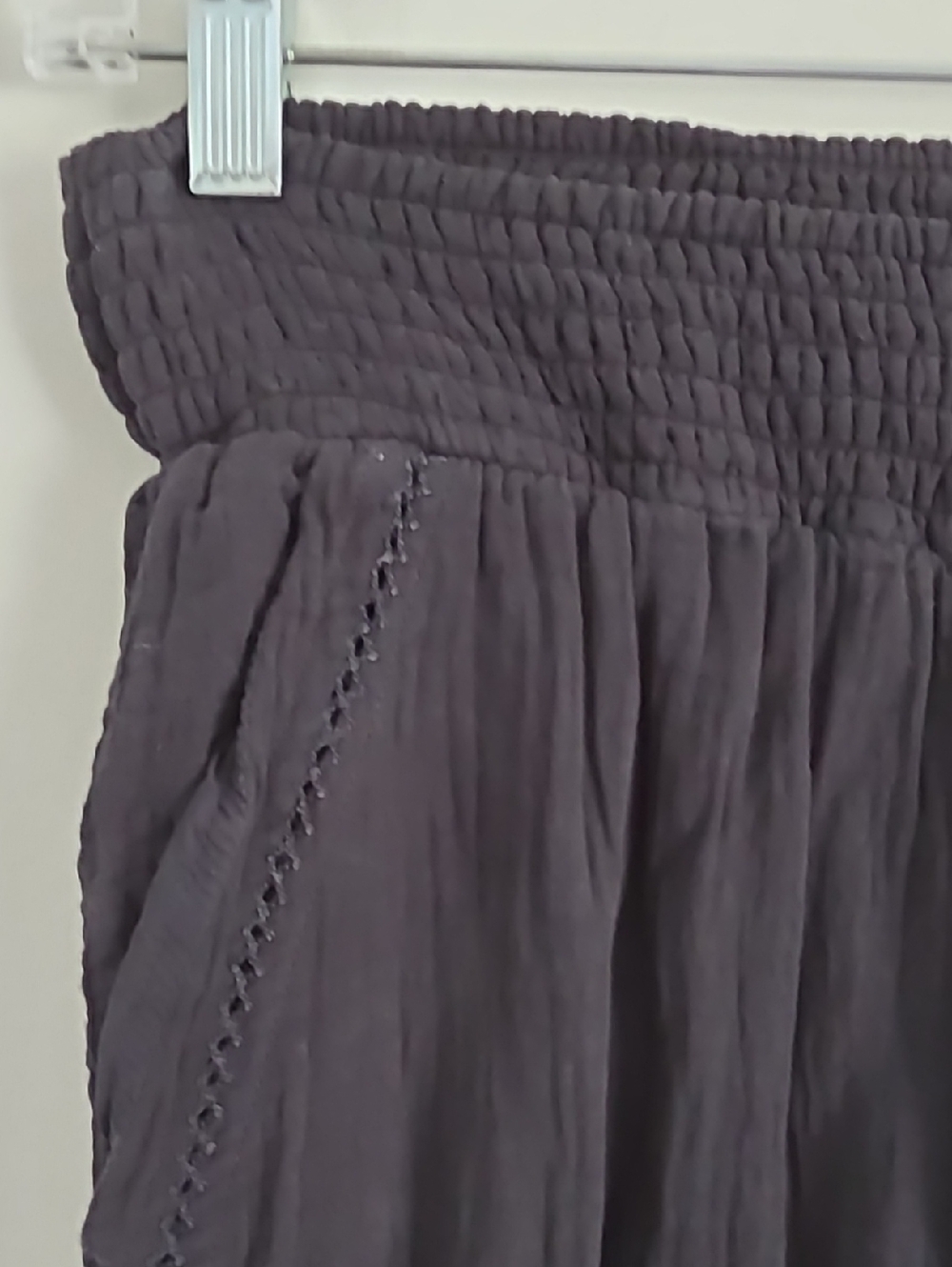 AERIE | Gauzy High Waisted Pants Wide Leg Slits Sz XS - Picture 3 of 6